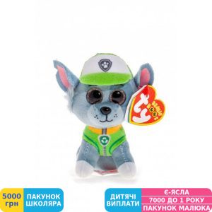Фото №7 - Брелок-игрушка TY Paw Patrol Пес Рокки, 12 см (41279)